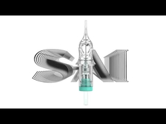 1 yuvarlak liner (0. 25 mm) SAI kalıcı makyaj kartuşları iğneler 20 adet