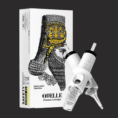 satın al Beyaz Tek kullanımlık dövme kartuşu iğnesi tek paketle 12x6x4cm boyutunda Çevrimiçi üretim