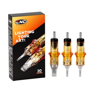 CNC Fuego Paslanmaz Çelik yuvarlak gölge dövme iğneleri Tek kullanımlı Magnum iğne dövme 0.30mm dövme kartuşu iğne Paslanmaz çelik EO gaz sterilize CNC dövme iğneleri