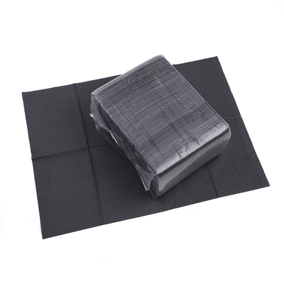 Siyah Tek kullanımlık diş bibleri 125pcs/bag Hasta bibleri diş