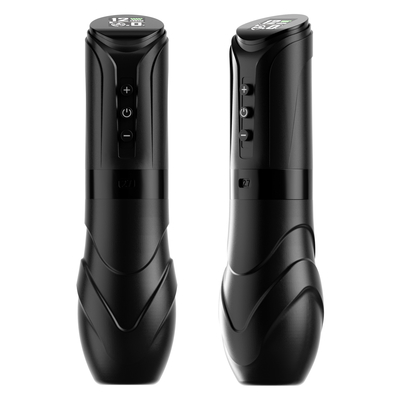 Yüksek Kaliteli Profesyonel 4.5mm Vuruş Düzenlenebilir Kablosuz Şarj Gücü 1900mah*2 Piller Döner Dövme Makinesi Kalemleri